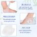 Silicone Heel Protectors - 4pcs Soft Gel Blister Prevention Cups for Plantar Fasciitis Relief - Men & Women - Buy Online on GoSupps.com