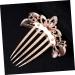 FOYTOKI Decorative Hair Combs Wedding Hair Rhinestone Hair Combs for Women Fashion Jewelry for Women Bridal Hair Comb Flower Crystal Bride Clip Hair Fork Clip Dense Bridesmaid Hair Piece - Buy Online on GoSupps.com