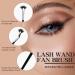 4Pcs Folding Mascara Brushes Set - Scalloped Lash & Fan-Shaped Eyelash Brush Dual-Ended Brow Tool | Premium Makeup Accessories - Buy Online on GoSupps.com
