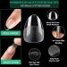 240 Pieces Short Almond Nail Tips Pre-Polished Resin Art for Gel Nails | Ideal for Nail Studios & DIY Nail Art - Buy Online on GoSupps.com