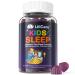 Kids Sleep Gummies - Magnesium Glycinate Gummies Melatonin Free Sleep Aid | Magnesium Calcium D3 B6 L Theanine | Kid Melatonin Alternative for Restful Sleep (Pack of 1)