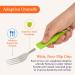 Special Supplies 5-Piece Adaptive Utensils Set - Non-Weighted, Non-Slip Handles for Hand Tremors, Arthritis, Parkinson's, Elderly Use - Stainless Steel Knife, Rocker Knife, Fork, Spoons - Colored - Buy Online on GoSupps.com