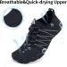 Limberun Quick-Dry Water Shoes | Wide Toe Barefoot Beach Shoes | 8 Women/7 Men | Black - Buy Online on GoSupps.com