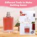 Hejo 3-Piece Empty Perfume Bottles Set | 50ml Atomizers with Funnels & Pipettes | Travel-Friendly Transparent Containers for Families & Outdoor Use - Buy Online on GoSupps.com