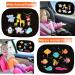 Baby Kids Car Sun Shade - Cute Animal Pattern (Black) | UV Protection Shield for Children | PVC Adsorption | Sunlight Visor - Buy Online on GoSupps.com
