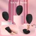3-Pack Professional Beauty Makeup Sponges for Dry & Wet Use in Black - Foundation Blending Beauty Sponge Set - 3 Count - Buy Online on GoSupps.com