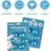 Knixmax Outdoor Shoe Deodorizer Sneaker Balls Odour Eliminator Air Car Fresheners for Lockers Bags Wardrobe 6 Pack Blue Fresh Flax Fresh Flax Scent - Buy Online on GoSupps.com