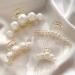 Agirlvct Pearl Hair Claw Clips - Strong Hold Styling Barrettes Gift Set for Women Girls - Non-Slip Hair Accessories (4 Pack) - Buy Online on GoSupps.com