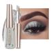 Anglicolor Eyeshadow Liquid Glitter Eyeshadow Highly Pigmented Glitter Gel Diamond Eyeshadow Liquid Eyeshadow & Eyeliner Blendable Shimmer Eyes Makeup Vegan (#7 Silver)