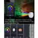 Star Projector LED Galaxy Light with APP Control | 16 Colors RGB Dimming Nebula Night Light | Voice Control | Bedroom Decor/Home Theater/Party - Buy Online on GoSupps.com