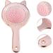 FRCOLOR Hair Paddle Detangler Cute Styling Brush Gold Women Brushes Shape Static Portable Shampoo Cartoon Grooming Tool Girls Head Ears No Handle Shaped - Buy Online on GoSupps.com