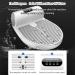 Bathroom Full Body Dryer Negative Ion Body Dryer with Heating and Cooling 2 Gears Adjustment Intelligent Gravity Sensor Ideal for People with Mobility Problems Suitable for Hotel Household - Buy Online on GoSupps.com