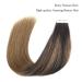 Shop Balayage Hair Tape Extensions - Real Remy Human Hair Double-Sided 50g Chestnut Brown & Dark Brown | 20 Pieces 50 cm - Buy Online on GoSupps.com