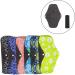 Soft & Absorbent Menstruation Cloth Pads - Washable Reusable Women's Hygiene Towels (10 Pack) - Eco-Friendly Panty Liners - Buy Online on GoSupps.com