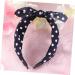 MAGICLULU Women Hair Hoop Bowknot Hair Band Hair Accessories Black and White Stripes Head Headband Women's Korean Version - Buy Online on GoSupps.com