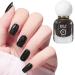 TBeautfave Black Glitter Nail Varnish Quick Dry Long Lasting Glitter Nail Polish Healthy Water Based Shiny Glitter Natural Nail Polish DIY Nail Art