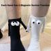 VVZZL Funny Magnetic Suction 3D Doll Couple White Socks - 3 Pairs - Buy Online on GoSupps.com