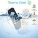 Buy Baby Biting Toys - 3 Silicone Teething Rings & Pacifier Chain BPA-Free 3+ Months White & Black - Buy Online on GoSupps.com