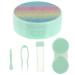 Exceart 1 set nice mode contact lenses autumn beautiful contact lenses cases eye care holder contact lenses container portable travel luxury bling rainbow contact lenses