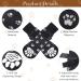Vyuwast 8 Pcs Dog Socks Paws Stop Licking Anti-Slip Dog Paw Protectors with Adjustable Straps Dog Socks with Grips for Small Medium Large Dogs Puppy Indoor Outdoor Hardwood Floor Walking(M Black) - Buy Online on GoSupps.com
