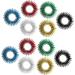 Solustrie 24 PC Spiked Sensory Finger Rings for Kids - Acupressure Massage Tools for Stress Relief & Finger Therapy - Buy Online on GoSupps.com