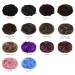REECHO Space Bun Hair Pieces Mini Claw Clip in Messy & Cat Ears Fake Hair Bun Extensions - Pack of 2-3 Straight Black Brown - Buy Online on GoSupps.com