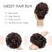 MY-LADY Messy Hair Buns Extensions Scrunchies Updo Ponytail Chignons - 55g Medium Brown - Buy Online on GoSupps.com