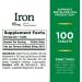 Nature's Bounty Iron 65 mg - 100 Tablets for Energy & Immune Support - Buy Online on GoSupps.com