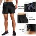 Haimont Men's 5 Inch Dry Fit Running Shorts with Pockets - Water Resistant & Lightweight | Gym Workout Exercise Shorts - Black (Small) - Buy Online on GoSupps.com