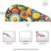 Colorful Circles Hair Towel 2 Pack - Super Absorbent Quick Dry Hair Turbans for Women & Girls - Buy Online on GoSupps.com