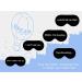 Personalized Custom Sleep Eye Mask | Funny Soft Nighttime Blindfold for Travel | Add Custom Text - Buy Online on GoSupps.com