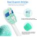 Senyum Replacement Toothbrush Heads for Philips Sonicare - 10 Pack, White | Compatible with Sonicare Electric Toothbrushes - Buy Online on GoSupps.com