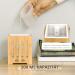 Homcom Electric Aroma Diffuser & Humidifier - 200ml 7 Colors LED Waterless Auto Shutdown - Elegant Bamboo Design for Essential Oils - Buy Online on GoSupps.com