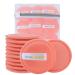 SINLAND Reusable Microfiber Makeup Remover Pads for Face Eye Lips 12Pack Washable Cotton Rounds for All Skin Types Built-in Sponge for Facial Cleansing Exfoliating with Laundry Bag(3.15inchx12 Pink) Pink 3.15inchx12pack