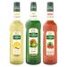 TEISSEIRE exotic syrups - Pineapple, Kiwi, Watermelon - 2x70cL and 1x1L