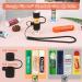 Desing Wish Silicone Lip Balm Holder with Cap Cover Chapstick Holder Keychain Sleeve Portable Lip Balm Key Chain with Key Ring and Wrist Strap Lanyard - Black - Buy Online on GoSupps.com