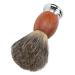 Elegant Wooden Handle Shaving Brush | Ergonomic Beard Brush for Home & Travel - Premium Quality - Buy Online on GoSupps.com