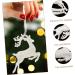 HOMSFOU 20 Pcs Christmas Elk Pendant Antler Window Hanging Xmas Gifts Glass Clear Ornaments Clear Glass Christmas Elk Hanging Ornament Hanging Bells Decoration Supplies Pvc The Tree As Shownx5pcs 15X8CMx5pcs - Buy Online on GoSupps.com