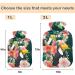 Naanle 1L Heat Bottle with Cover - Tukan Bird Hawaii Floral | Hot Water Bottle for Pain Relief & Therapy - Buy Online on GoSupps.com