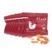 Flock Keto Chicken Skin Chips  100% Real Chicken  Low Carb High Protein Sugar Free Gluten Free Single Serve Snack  BBQ Flavor 8-Pack