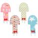 Balacoo 4pcs Parrot Flight Suit Cotton Pilot Parrot Cage XL