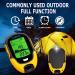 Barometer Altimeter Compass LCD Digital Thermometer Watch with Hygrometer for Weather Forecast - Hand-Held Hiking Flashlight Altimeter - Buy Online on GoSupps.com