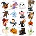 Halloween temporary tattoos for kids, 190 pcs Glow in the Night temporary tattoos, Trick or treat gift Ghost Monster Pumpkin Tattoos 12cm x 7cm