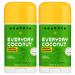 Alaffia EveryDay Coconut Charcoal Natural Deodorant, Activated Charcoal, Odor Protection and Soothing Shea Butter & Aloe Vera, No Aluminum, Sulfates, or Parabens, Purely Coconut, 2 Pack - 2.65 Oz Ea Coconut 2.65 Ounce (Pac…