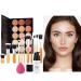 Joyeee All-in-One Makeup Set for Women | Complete Starter Multi-Purpose Kit for Teen Girls | Includes Concealer Palette Brush Set Primer & Powder - Buy Online on GoSupps.com