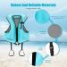 Faxpot Inflatable Snorkel Vest Adult - Blue Large-X-Large | Swim & Kayak Buoyancy Jacket - Buy Online on GoSupps.com