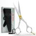 Suvorna 6" Hair cutting scissors professional - hair scissors professional - hair shears professional - haircut scissors - barber scissors - hair cutting shears - hair shears for women, men, & kids.