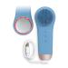 BSROLUNA 3-in-1 Silicone Face Brush for Cleansing & Exfoliating - Sonic Facial Scrubber in MistyBlue - Buy Online on GoSupps.com