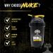 Nuke Nutrition 500ml Protein Shaker Bottle - Zero Lumps Mixer for Gym Supplements - Dishwasher Safe & Secure Lid - Buy Online on GoSupps.com