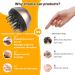 2-in-1 Head Massage Device & Hair Applicator Bottle | 30ml Scalp Massager for Hair Treatment & Essential Oils - Buy Online on GoSupps.com